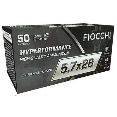 Fiocchi Hyperformance 5.7x28mm 40gr THP 50rd Box