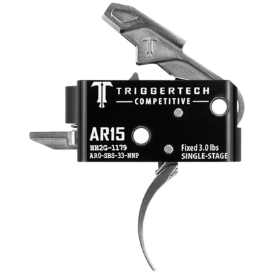 TriggerTech Competitive Pro Curved Single-Stage 3lb Fixed Trigger