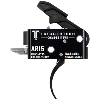 TriggerTech Competitive Pro Curved Single-Stage Trigger - 3 lbs