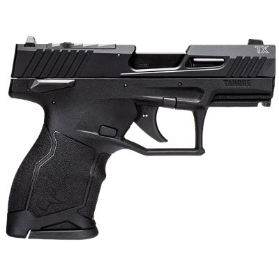 Taurus 1-TX22331-10 TX22C Compact Frame 22 LR 10+1 3.60" Matte Black Steel Barrel, Black Hard Coat Anodized Lightening Cut/Optic Ready/Serrated Slide, Black Polymer Frame w/Picatinny Rail, Black Polymer Grip, Manual Safety
