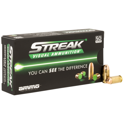 Ammo Inc Streak Visual (Green) 380 ACP 100gr TMC 50rd Box