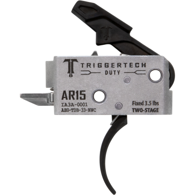 TriggerTech Duty Curved 3.50 lbs Draw Two-Stage Trigger - Fits AR-15