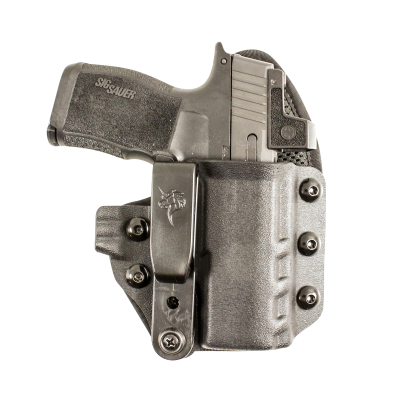 DeSantis Gunhide 206KA6VZ0 Uni-Tuk IWB Black Kydex Belt Clip Fits Glock 19/19X/19 Gen5/23/32/45 Right Hand