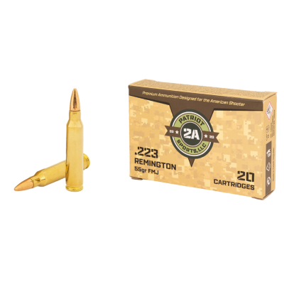 Patriot Sports 223 Rem 55gr FMJ 20rd Box