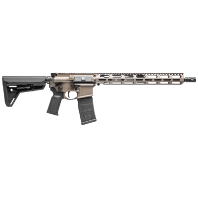 VKTR Industries VK-1 5.56 NATO 30+1 16" Black Steel Threaded Barrel, Magpul Flat Dark Earth Cerakote Charging Handle Steel Receiver, Low Profile M-LOK Handguard, Black Synthetic Magpul MOE SL Buttstock, Black Magpul K2 Grip, Ambidextrous