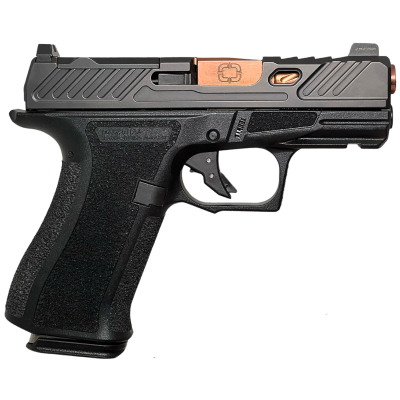 Shadow Systems CR920X Elite 9mm Luger 15+1 3.41" Bronze TICN Match Grade/Spiral Fluted Barrel, Black Nitride Optic Cut/Serrated/Window Cut Stainless Steel Slide, Black Polymer Frame w/Beavertail & Picatinny Rail