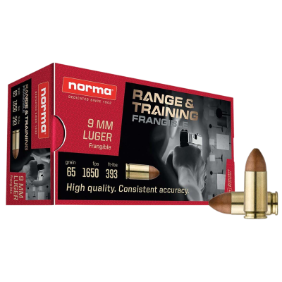 Norma Range & Training 9mm 65gr Frangible
