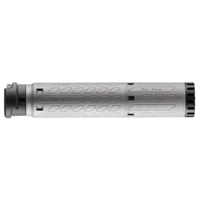 B&T SDSQDM9 SMG 9mm Suppressor – 1.77" Diameter, Gray Titanium