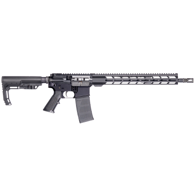 Patriot Ordnance Factory P-15 Base Rifle, 5.56 NATO, 16.5" Match Barrel, M-LOK, 30 Round, Black