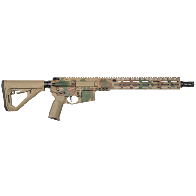 Sons Of Liberty Gun Works OB1 Craighead 223 Rem/5.56 NATO 30+1 13.70" Black QPQ Combat Grade Barrel, Rhodesian Camo Cerakote Aluminum Receiver w/Picatinny Rail, M-LOK Handguard, Magpul DT Tan Polymer Stock, Magpul K2+ Grip
