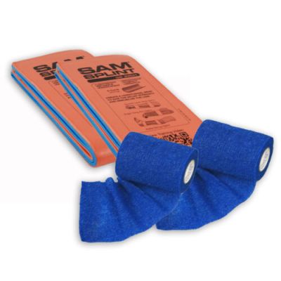 SAM Splint 3X Combo Pack, 36", 18" and 9" Orange/Blue