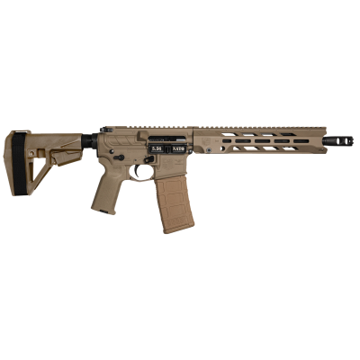 Diamondback DB15 Obsidian (DB1984K061) – 5.56 NATO | 11.50" Threaded Barrel | 30+1 | FDE SBA5 Brace