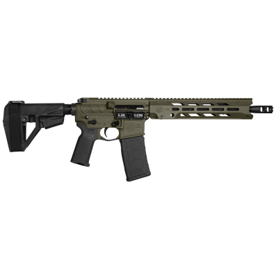 Diamondback DB15 Obsidian 5.56 NATO 30+1, 11.50" Black Nitride 11" M-LOK Handguard SBA5 Brace Magpul MOE K2 Grip