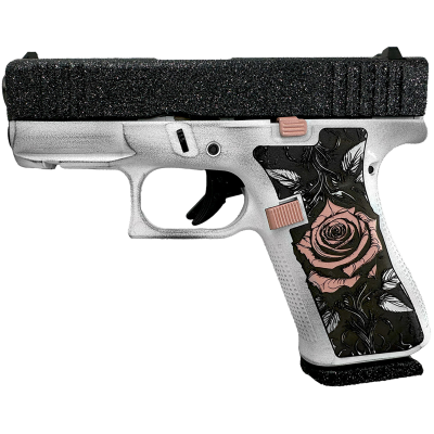 Glock G43X Sub-Compact 9mm, 10+1, Black GMB Barrel, Black nDLC Front Rail/Serrated Steel Slide, Black Polymer Frame w/Beavertail, Black Textured Grip, Ambidextrous