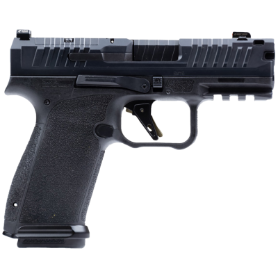 Canik HG8329N Mete MC9 Prime 9mm Luger 10+1 3.64" Black Nitride Compensated Barrel, Black Nitride Integrated Compensator/Optic Ready/Serrated Steel Slide, Black Polymer Frame w/Picatinny Rail