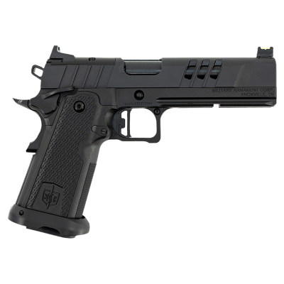 MAC 9 DS-D 9mm – 17+1, 5" Threaded Bull Barrel, QPQ Tenifer Cerakote Frame & Slide, Optic Ready