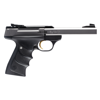 USED Browning 051409490 Buck Mark Standard *CA Compliant 22 LR 10+1 5.50" Slab Side Barrel, Stainless Serrated SS Slide, Matte Black Aluminum Frame, Finger Grooved Black Ultragrip RX Grip
