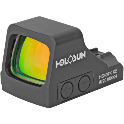 Holosun HE407K-GD-X2 Black 6 MOA Gold Dot Reticle