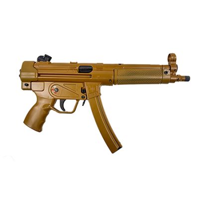 MAC 5 Exclusive Color 9mm Luger 30+1 8.90" Black Phosphate Steel Threaded Barrel, RAL 8000 Black Optic Cut Receiver/Frame, Black Grip, Ambidextrous