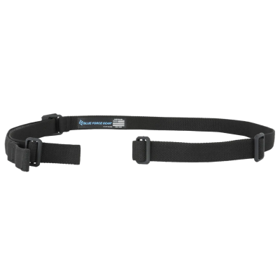 Blue Force Gear, GMT "Give Me Tail", 2-Point Combat Sling, 1.25" Webbing, Snag Free Lock Release Tab, TEX 70 Bonded Nylon Thread, Black