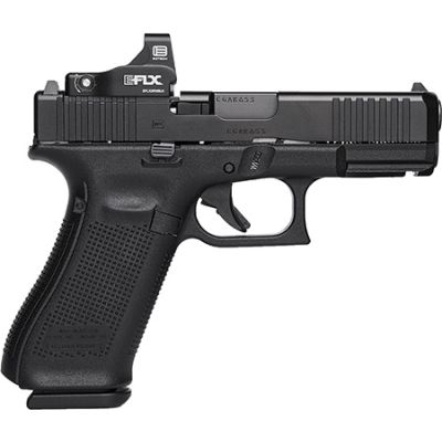 Glock G45 Gen5 MOS EoTech Combo 9mm Luger 10+1 4.02" Black GMB Barrel, Black nDLC MOS Cut/Serrated Slide, Black Polymer Frame w/Accessory Rail, Black Textured w/Interchangeable Backstrap Grip, EoTech 3 MOA Mini Reflex Sigh