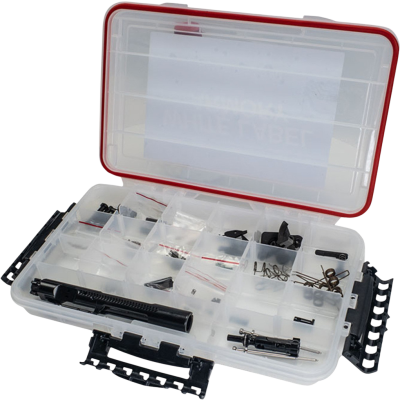 White Label Armory Range Repair Kit, AR-15, Black/Clear