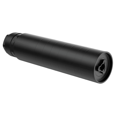 Liberty Precision Machine Mach-S Suppressor, .30 Cal / 7.62mm, Titanium, 1.74" Diameter, Black