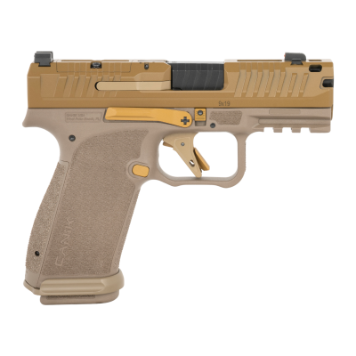 Canik Mete MC9 Prime 9mm Pistol, 3.64" Compensated Barrel, Optic Ready, Flat Dark Earth Frame