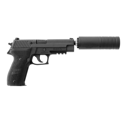 SilencerCo Omega 9k 9mm Luger 1.48" Black Cobalt, Stainless Steel Suppressor