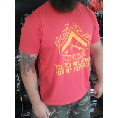 You're Welcome for my Service shirt by Stolen Valor Apparel