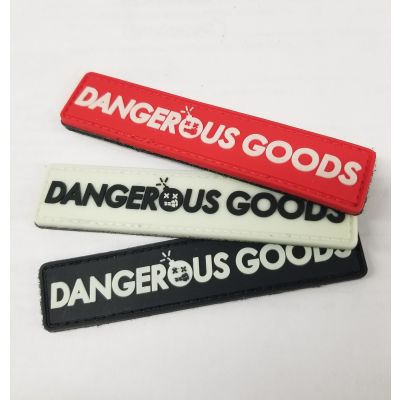 Dangerous Goods Box Logo Tab PVC Morale Patch