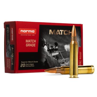 Norma 223 Rem 69gr Match BTHP Golden Target