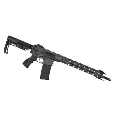 FosTech Stealth Series Raptor Billet AR15 Rifle - Sniper Grey | 5.56NATO | 16" Faxon Gunner Profile Barrel | Mach-1 16" M-LOK Rail | MFT Buttstock | Installed Fostech Echo AR-II Trigger