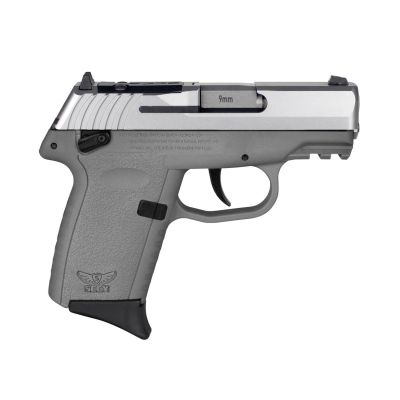 SCCY CPX-1 Gen 3 Sub-Compact Pistol - Stainless - Gray | 9mm | 3.1" Barrel | 10rd | Ambidextrous Safety | Red Dot Ready