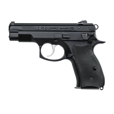 CZ 75 California Compliant Compact Pistol - Black | 9mm | 3.75" Barrel | 9mm | 10rd