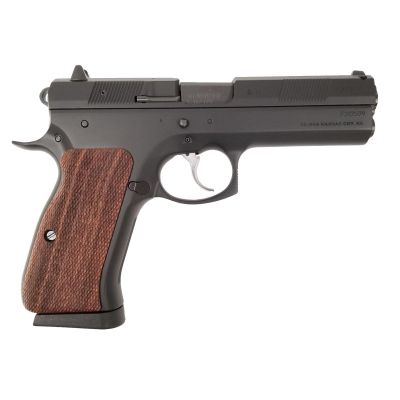 CZ 97 B California Compliant Pistol - Black | .45 ACP | 4.65" Barrel | 10rd | Wood Grips