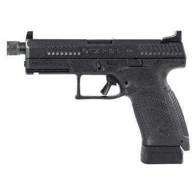 CZ P-10 C Pistol - Black | 9mm | 4.61" Threaded Barrel | 17rd | Night Sights | Suppressor-Ready