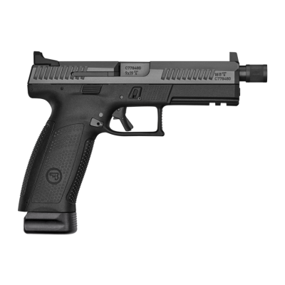 CZ P-10 F Pistol - Black | 9mm | 5.11" Threaded Barrel | 21rd | Night Sights | Suppressor-Ready