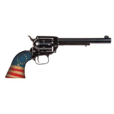 Heritage Rough Rider Revolver - Black | .22 LR | 6.5" Barrel | 6rd | Honor Betsy Ross Grips