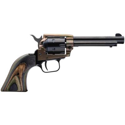 Heritage Rough Rider Revolver - Simulated Case Hardened | .22 LR | 4.75" Barrel | 6rd | Camo Laminate Grips