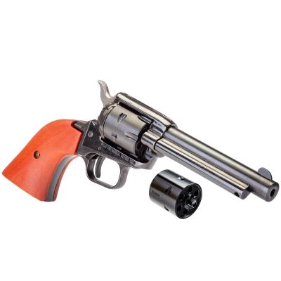 Heritage Rough Rider Revolver - Black | .22 LR - .22 WMR | 4.75" Barrel | 6rd | Cocobolo Wood  Grips