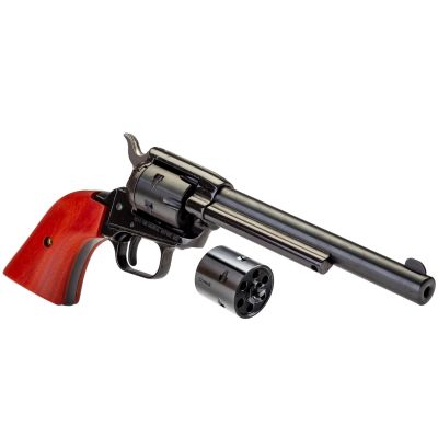 Heritage Rough Rider Revolver - Black | .22 LR - .22 WMR | 6.5" Barrel | 6rd | Cocobolo Wood  Grips