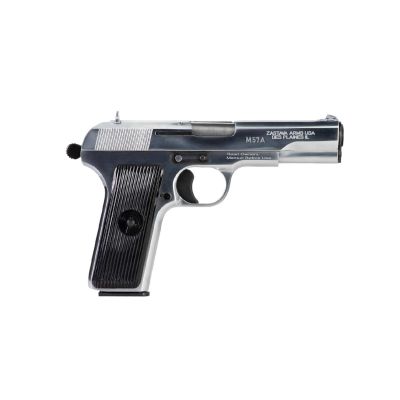 Zastava M57A Pistol - Chrome | 7.62x25 | 4.5" Barrel | 9rd