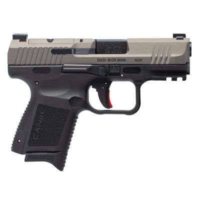 CANIK TP9 Elite Sub Compact Pistol - Tungsten | 9mm | 3.6"  Barrel | 12rd-15rd Mag | Full Accessory Kit
