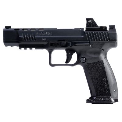 CANIK METE SFx Pistol - Black | 9mm | 5.2" Barrel | 1 - 20rd & 1 - 18rd Mag | Full Accessory Kit | Includes MeCanik MO1 Optic
