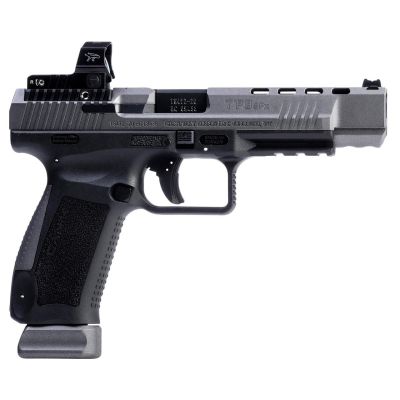 CANIK TP9SFx Pistol - Tungsten | 9mm | 5.2" Barrel | 2 - 20rd Mag | Full Accessory Kit | Includes MeCanik MO2 Optic