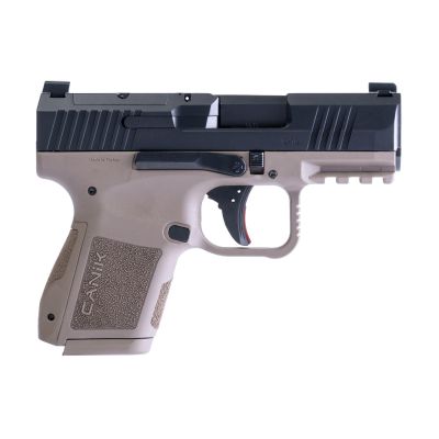 CANIK METE MC9 Pistol - Black - FDE| 9mm | 3.18" Barrel | 1 - 15rd & 1 - 12rd Mag | Optic Ready w- Co-Witness Sights | Full Accessory Kit