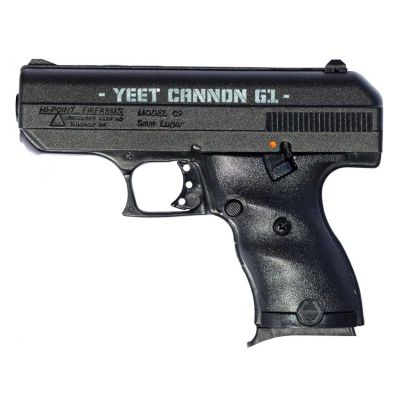 Hi-Point C-9 9mm Pistol - BLK | 3.5" Barrel | 8rd|Yeet Cannon