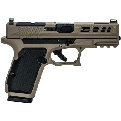 Live Free Armory AMP Compact Pistol - FDE | 9mm | 3.9" Fluted Barrel (Ported) | 15rd | Optic Cut