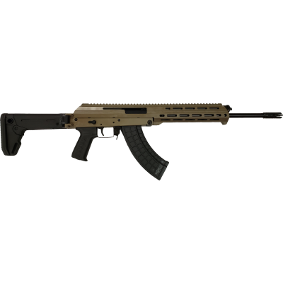 M+M Inc M10X AK-47 Rifle - Bronze | 7.62x39 | 16.5" Barrel | Left Side Charging Handle | Magpul Zhukov Side-Folding 5-position Collapsible Stock
